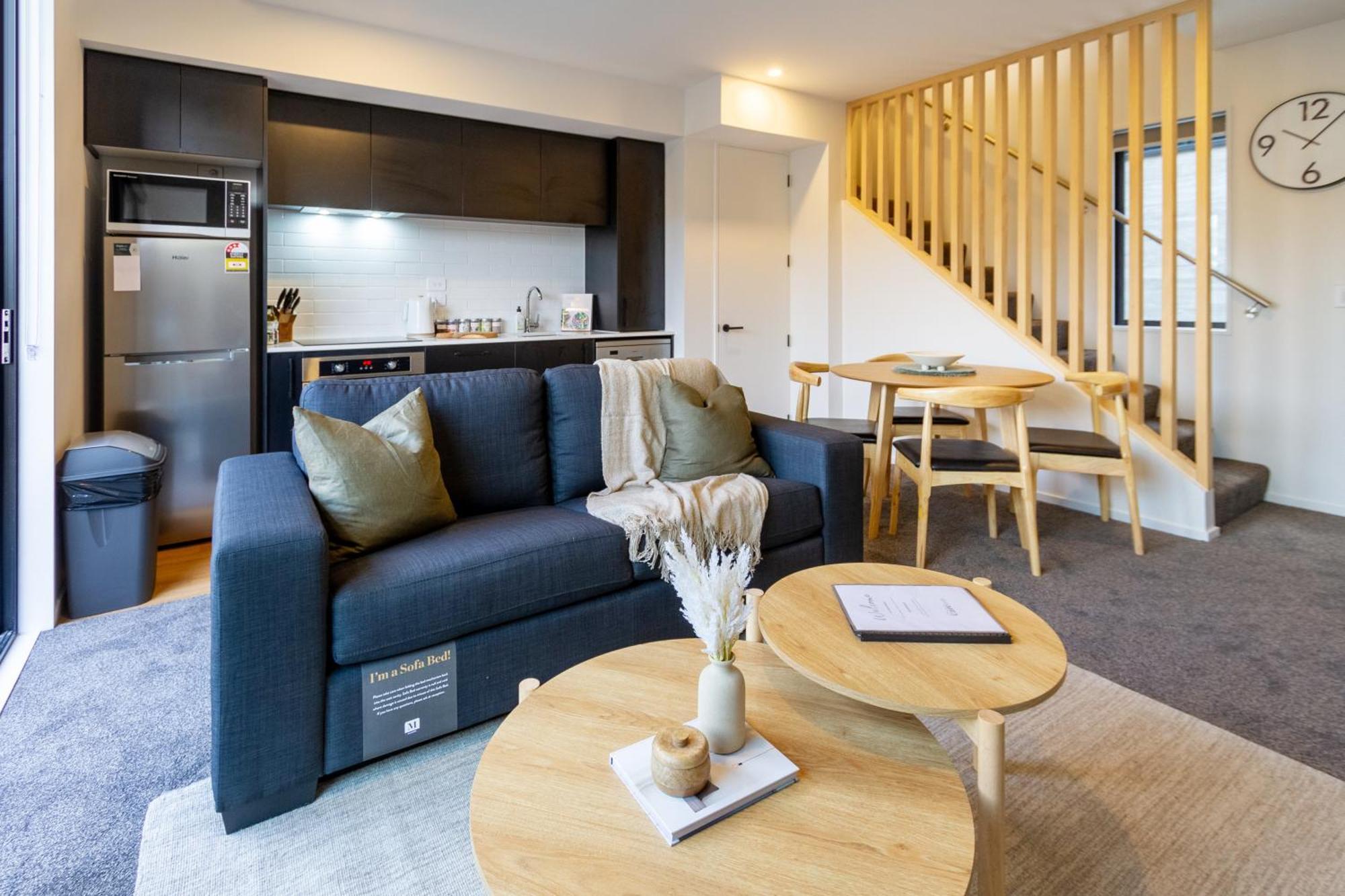 2 Bed, 2 Bath W Sofa Bed - Great Cafes Nearby Lägenhet Christchurch Exteriör bild